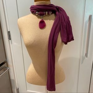 Jeweled Scarf Wrap